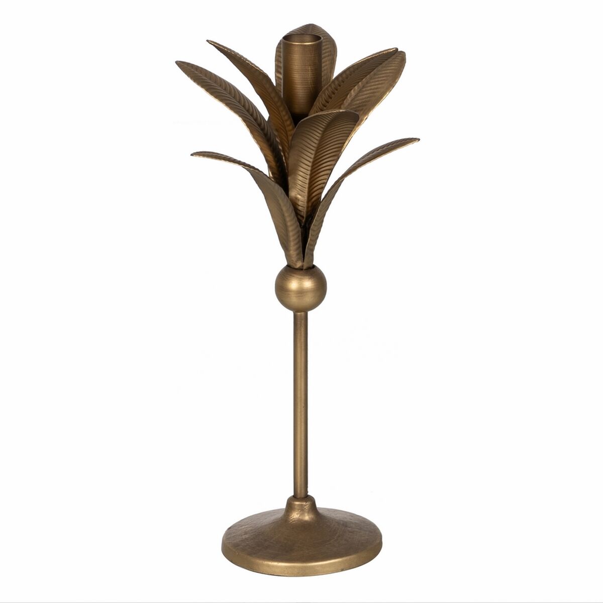 Kaarshouder Gouden Ijzer 15 x 15 x 31 cm